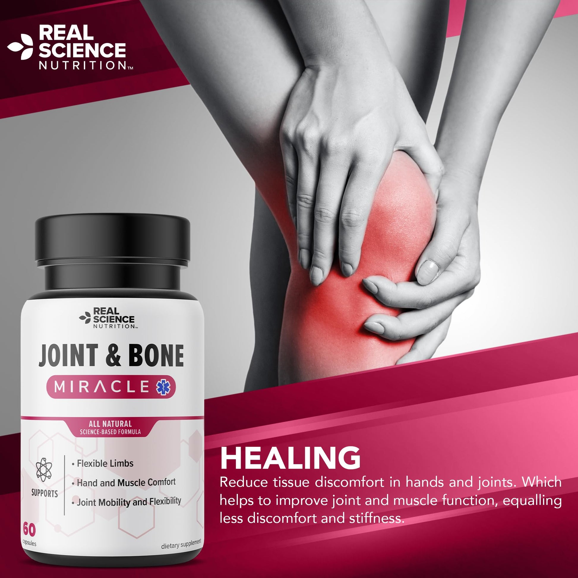 Real Science Nutrition Offers Joint & Bone Miracle for Enhanced Joint Mobility and Alleviating Muscle Discomfort - dailyvitalstore