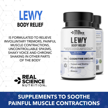 Real Science Nutrition Offers Lew-X - A Nutritional Supplement Formulated for Lewy Body Relief to Support Memory & Clarity, Cognitive Enhancement, Relieve Tremors, Shaking, and Muscle Stiffness, - dailyvitalstore