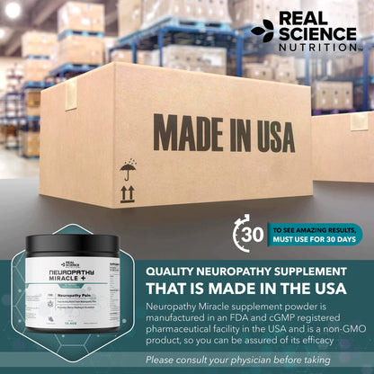 Real Science Nutrition Offers Neuropathy Miracle a Natural Powder Supplement to Improve Circulation and Provide Relief for Neuropathy - dailyvitalstore