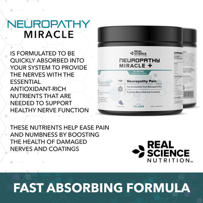 Real Science Nutrition Offers Neuropathy Miracle a Natural Powder Supplement to Improve Circulation and Provide Relief for Neuropathy - dailyvitalstore