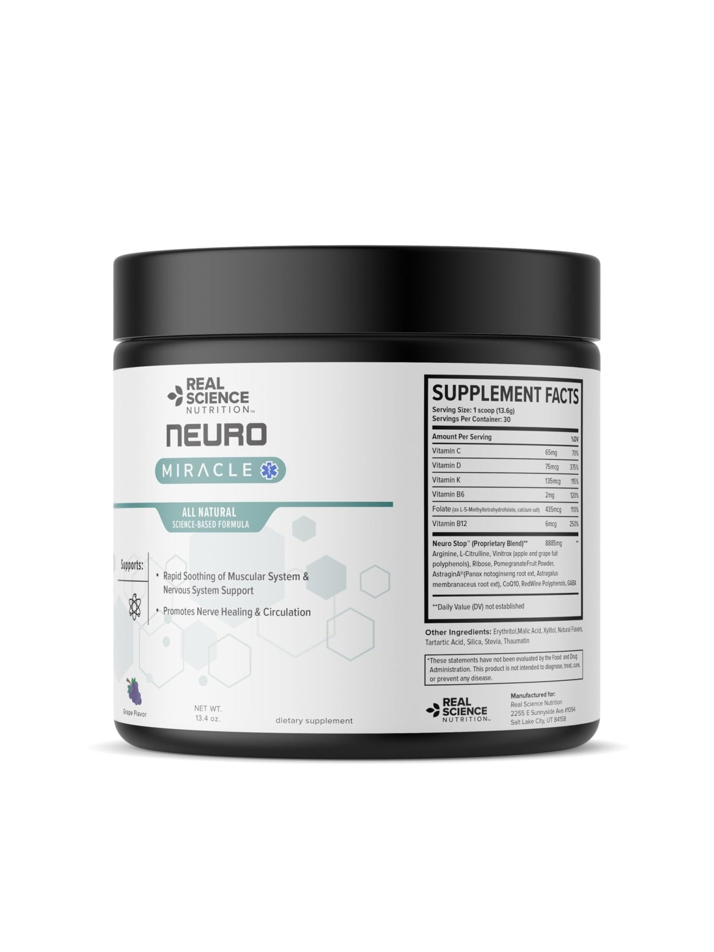 Real Science Nutrition Offers Neuropathy Miracle a Natural Powder Supplement to Improve Circulation and Provide Relief for Neuropathy - dailyvitalstore