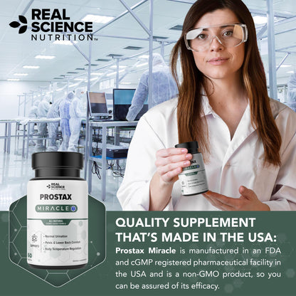 Real Science Nutrition Offers Prostax Miracle: A Natural Supplement for Bladder and Kidney Health, Mens Health Products - dailyvitalstore