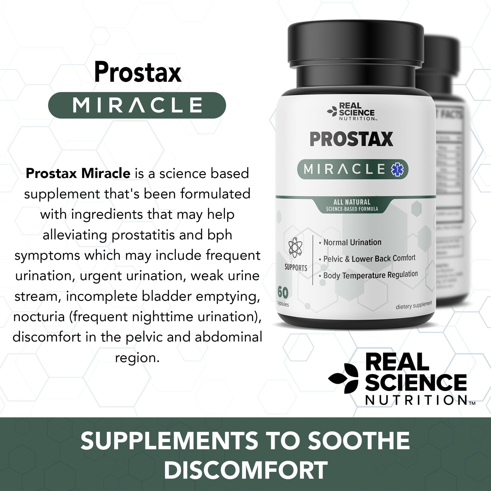 Real Science Nutrition Offers Prostax Miracle: A Natural Supplement for Bladder and Kidney Health, Mens Health Products - dailyvitalstore