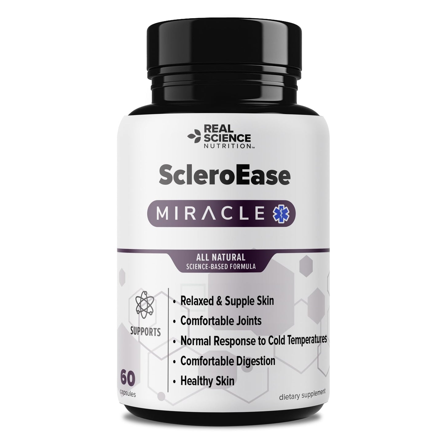 Real Science Nutrition ScleroEase Miracle Offers Relief to sufferers of Scleroderma, Supporting Flexible & Supple Skin, Comfortable Joint Movement, Comfortable Digestion, and Healthy Skin - dailyvitalstore