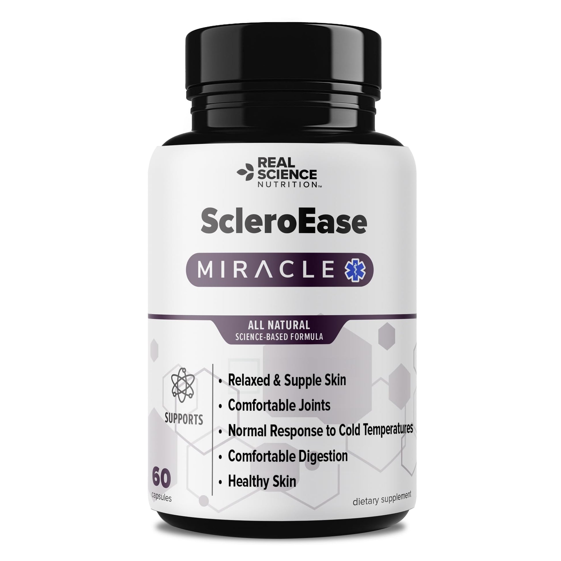 Real Science Nutrition ScleroEase Miracle Offers Relief to sufferers of Scleroderma, Supporting Flexible & Supple Skin, Comfortable Joint Movement, Comfortable Digestion, and Healthy Skin - dailyvitalstore