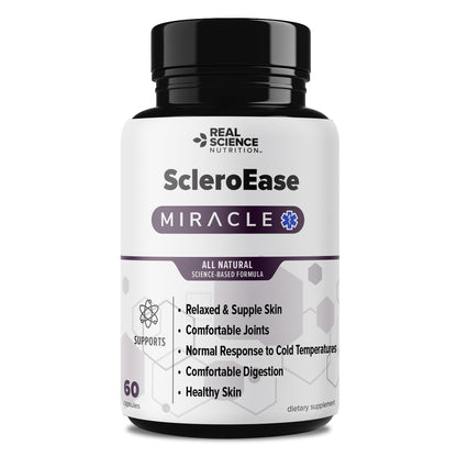Real Science Nutrition ScleroEase Miracle Offers Relief to sufferers of Scleroderma, Supporting Flexible & Supple Skin, Comfortable Joint Movement, Comfortable Digestion, and Healthy Skin - dailyvitalstore