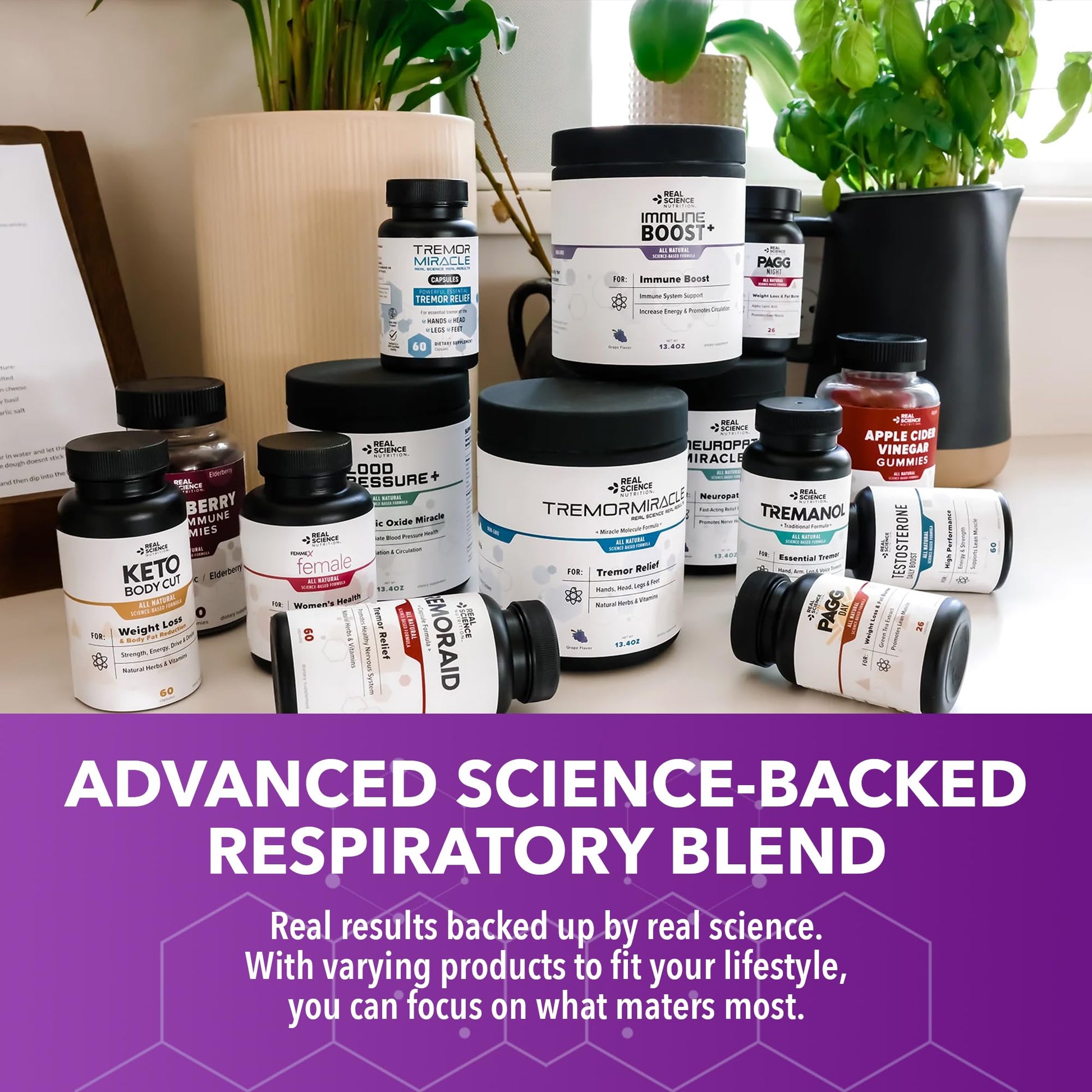Real Science Oxygenate Miracle – Daily Lung & Circulation Support Supplement for Breathing Comfort and Energy – Supports Respiratory Function and Overall Wellness, 60 Caps - dailyvitalstore