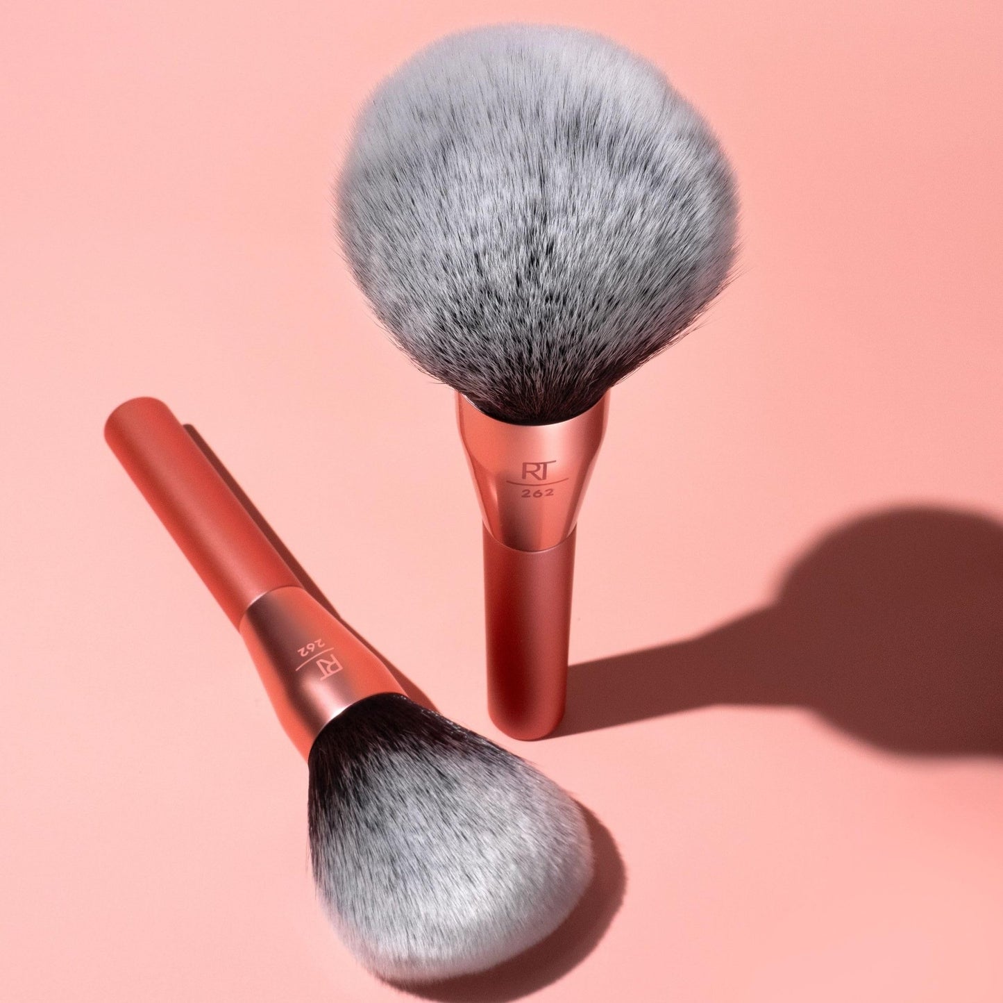 Real Techniques Extra Big Powder Brush, Large Makeup Brush For Powder, Fluffy Head For All-Over Setting, XL Oversized Brush For Quick Application, Cruelty-Free, Synthetic Bristles, 1 Count - dailyvitalstore