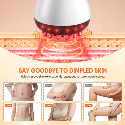 Rechargeable Lymphatic Drainage Massager & Cellulite Massage Tool with 3000mAh,Fascia Blaster for Reduce Stretch Marks for Legs, Arms & Belly,Body Sculpting Machine with Microcurrent for Office Travel - dailyvitalstore