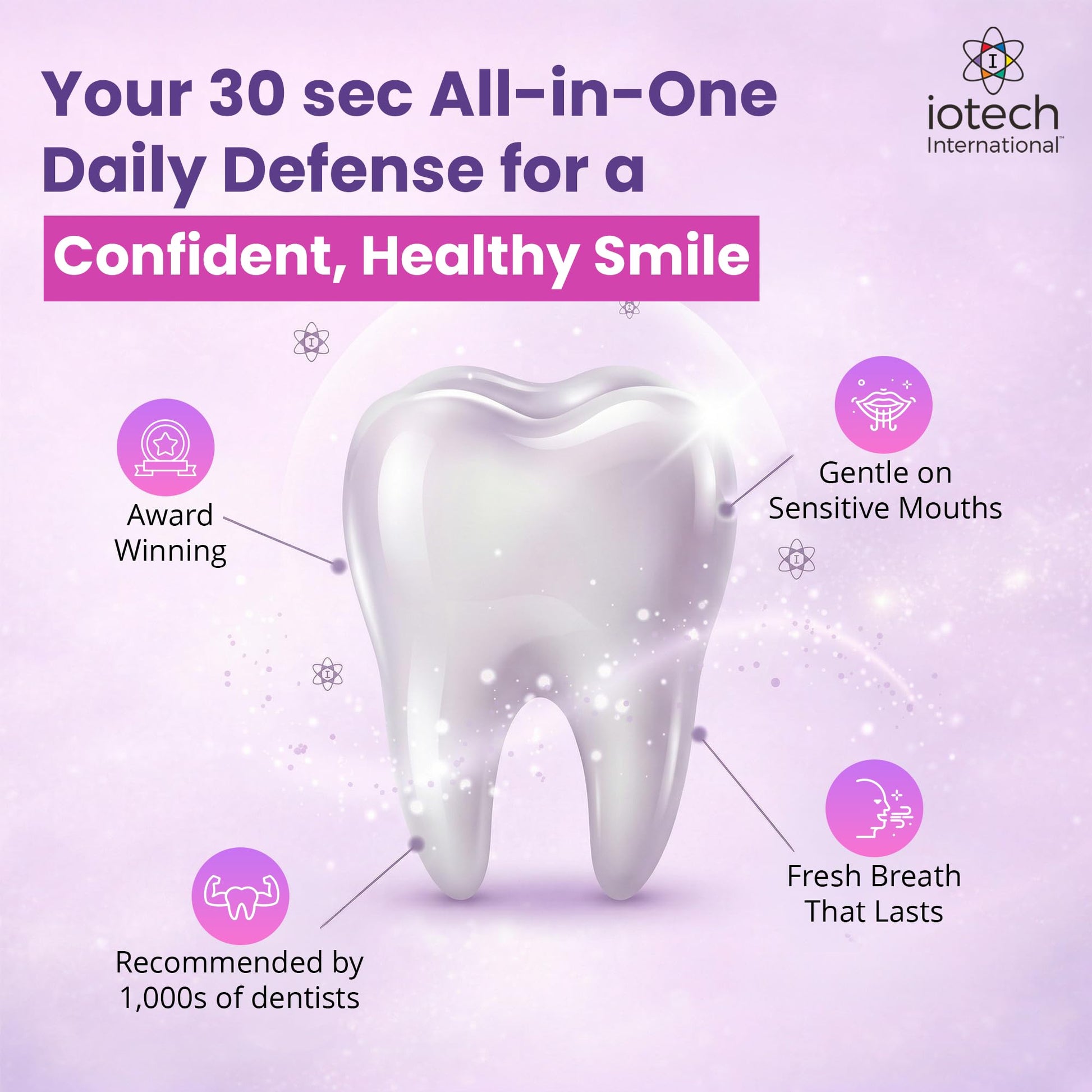 Recommended by 1,000s of Dental Professionals Because it Simply Works Better. Professional Strength ioRinse RTU. Powerful, Long-Lasting, Breath freshening that You Can Trust. Soft Mint 16.9 oz - dailyvitalstore