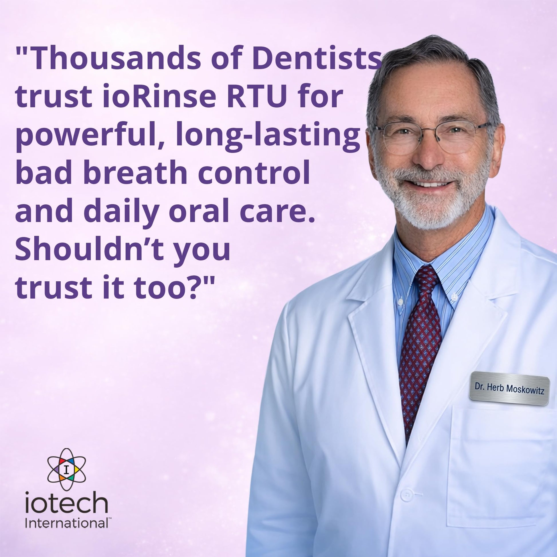Recommended by 1,000s of Dental Professionals Because it Simply Works Better. Professional Strength ioRinse RTU. Powerful, Long-Lasting, Breath freshening that You Can Trust. Soft Mint 16.9 oz - dailyvitalstore