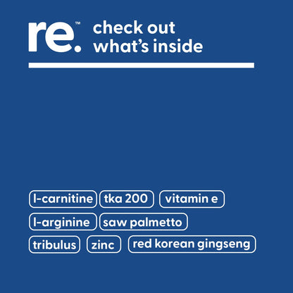 recomnd Nutrition - Man+ Formula, Energy Support, Muscle Support, and Prostate Health Supplements for Men with Vitamin E, Saw Palmetto, Red Korean Ginseng, and More, 120 Capsules - dailyvitalstore