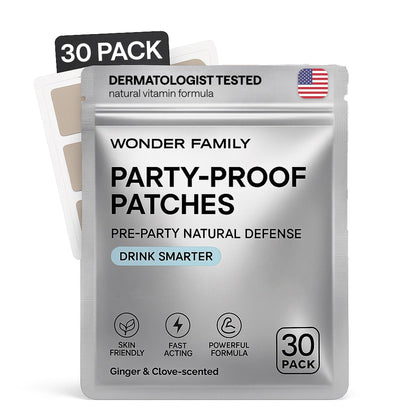 Recovery Patches for Men & Women – Grey Pack Morning Relief After Parties, Drinking & Nights Out – With B-Complex, Vitamins A C D E, Glutathione, Boswellia & Herbal Antioxidants – 30 Patches - dailyvitalstore