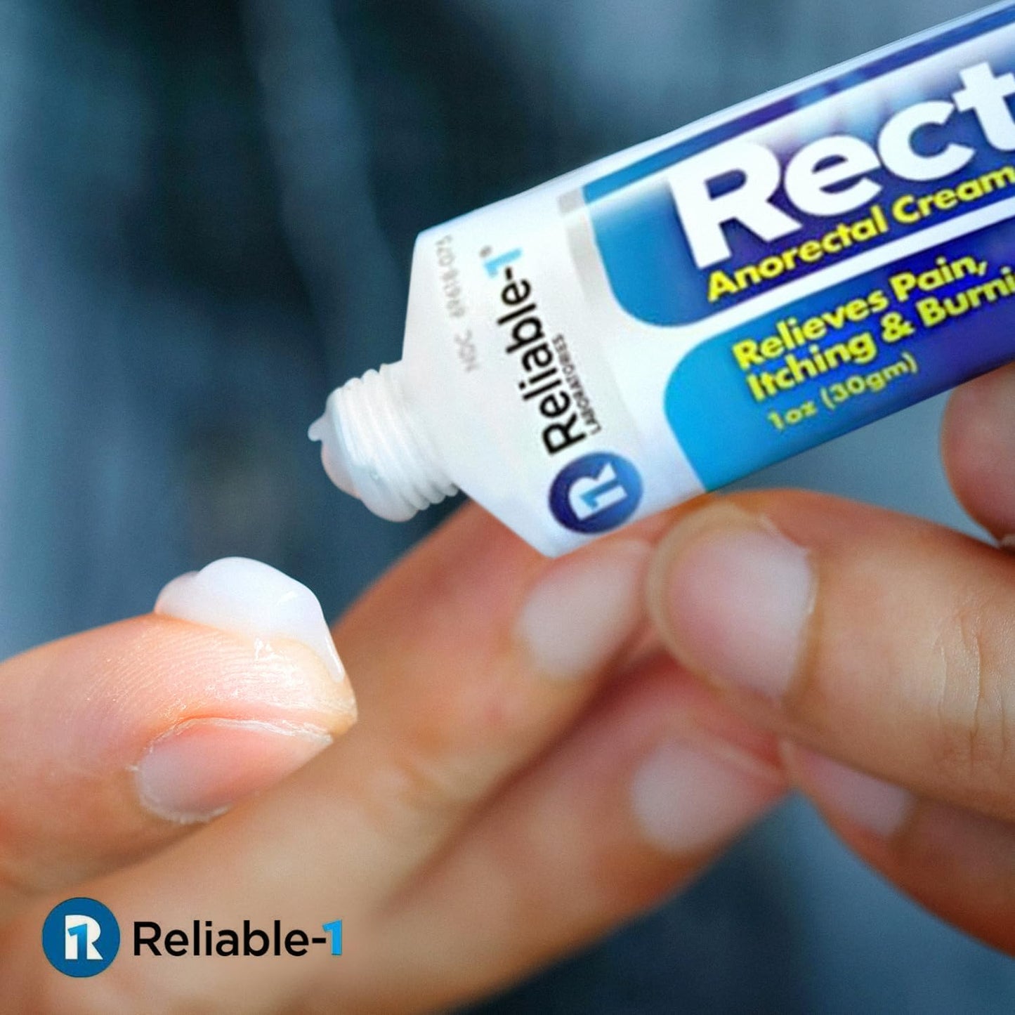 Rectalief 5% Lidocaine Hemorrhoid Cream (Max Non-RX Strength) Reliable-1 Laboratories Soothing Anorectal, Numbing Hemorrhoidal Ointment - Pain, Itching, & Burning, Strongest OTC Anal Treatment, 2-Pack - dailyvitalstore