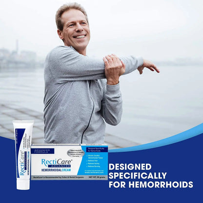Recticare Advanced Hemorrhoidal Cream: Advanced Treatment to Shrink & Soothe Hemorrhoids - Itch, Pain, Burn Relief - 30g Hemorrhoidal Cream with Lidocaine - dailyvitalstore