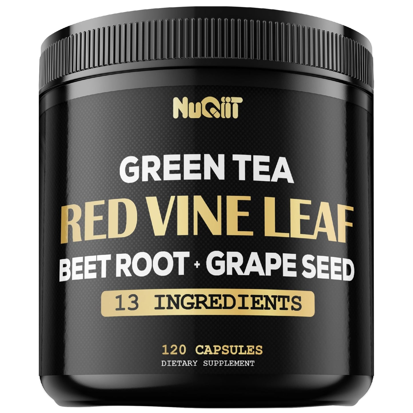 Red Vine Leaf Extract 15000mg Beet Root 3000mg Organic Green Tea 3000mg Supplement & More - Support Heart Health, Strength, Immune System & Body Management - 120 Vegan Capsules for 2-Month Supply - dailyvitalstore
