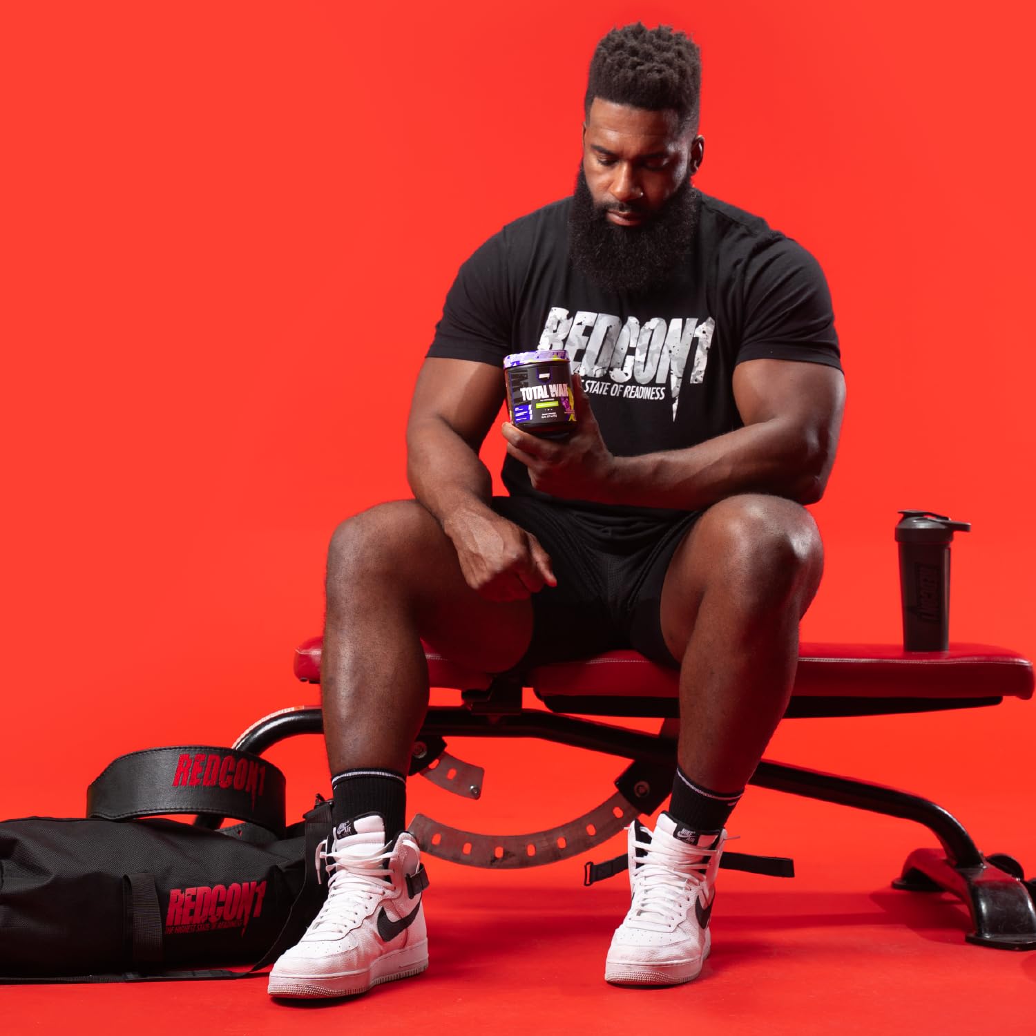 REDCON1 Total War Pre Workout - Beta Alanine + Citrulline Malate Keto Friendly Preworkout for Men & Women with 320mg of Caffeine - Fast Acting -Blue Lemonade (30 Servings) - dailyvitalstore