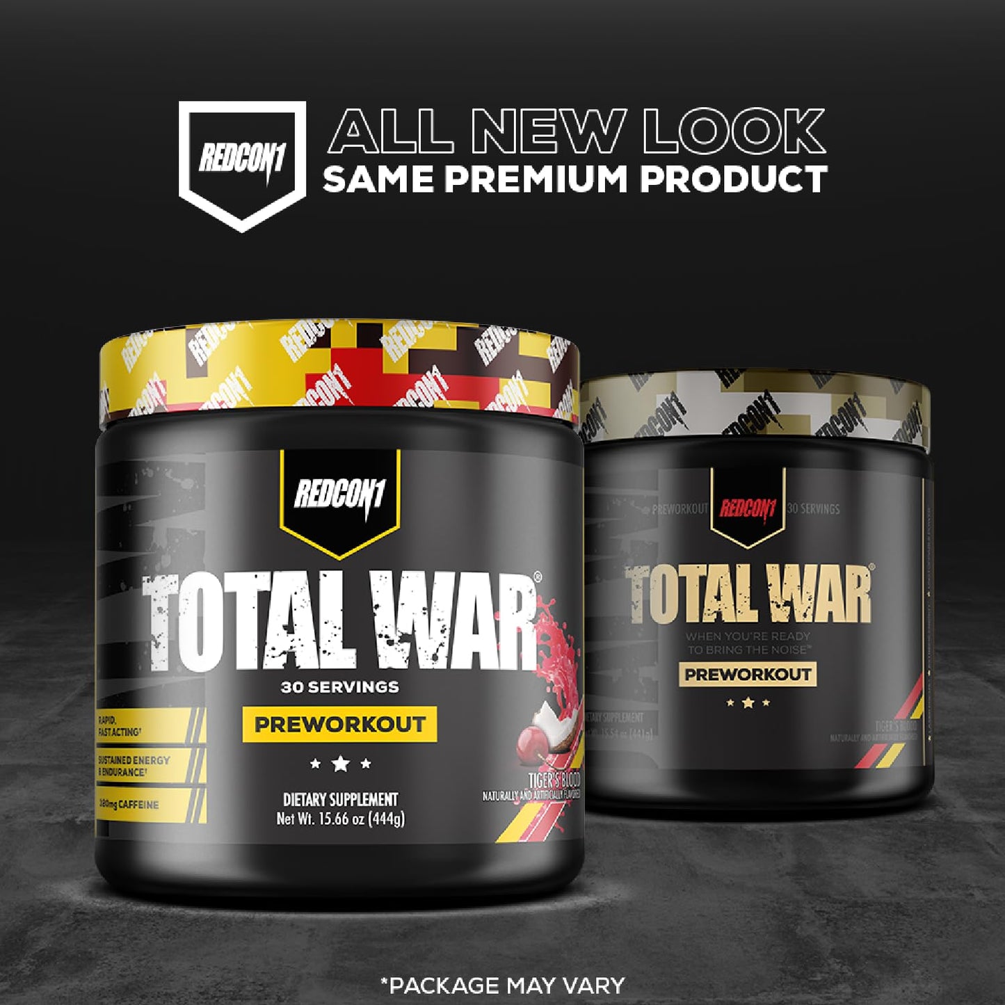 REDCON1 Total War Pre Workout, Watermelon - L Citrulline, Malic Acid, Green Tea Leaf Extract for Pump Boosting Pre Workout for Women & Men - 3.2g Beta Alanine - dailyvitalstore