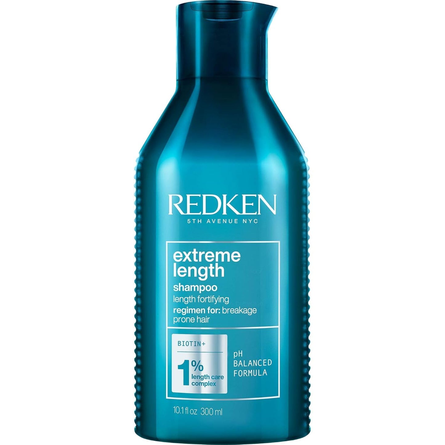 Redken Extreme Length Shampoo For Damaged Hair - Prevents Breakage and Strengthens Hair, Infused With Biotin For Hair Growth, 10.1 Fl Oz - dailyvitalstore