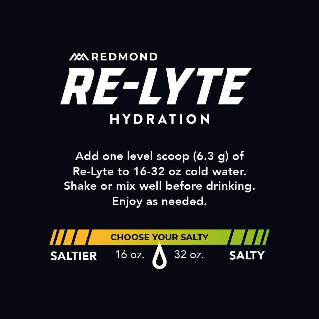 REDMOND Re-Lyte Hydration Electrolyte Powder Mix, Variety Pack, 30 Stick Packs - dailyvitalstore