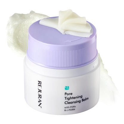 REJURAN® Pore Tightening Cleansing Balm with PDRx & c-PDRN 50ml – Deep Makeup & Blackhead Cleanser with Salmon DNA & Tannin Complex – 3-Step Transforming Balm, Fragrance-Free - dailyvitalstore