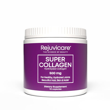 Rejuvicare Super Collagen Capsules for Beauty, Healthy Joints, Hair, Skin, & Nails, 90 Servings, Multi, (N8745) - dailyvitalstore