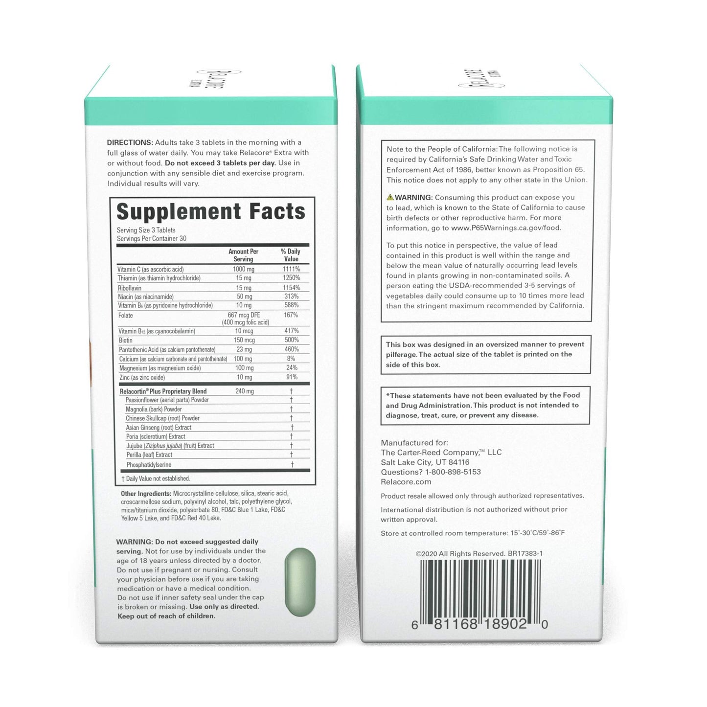 Relacore Extra Maximum Strength - Cortisol Supplements for Women - Reduce Cortisol Related Belly Fat - Stress Relief Supplement - Calm Mind - dailyvitalstore
