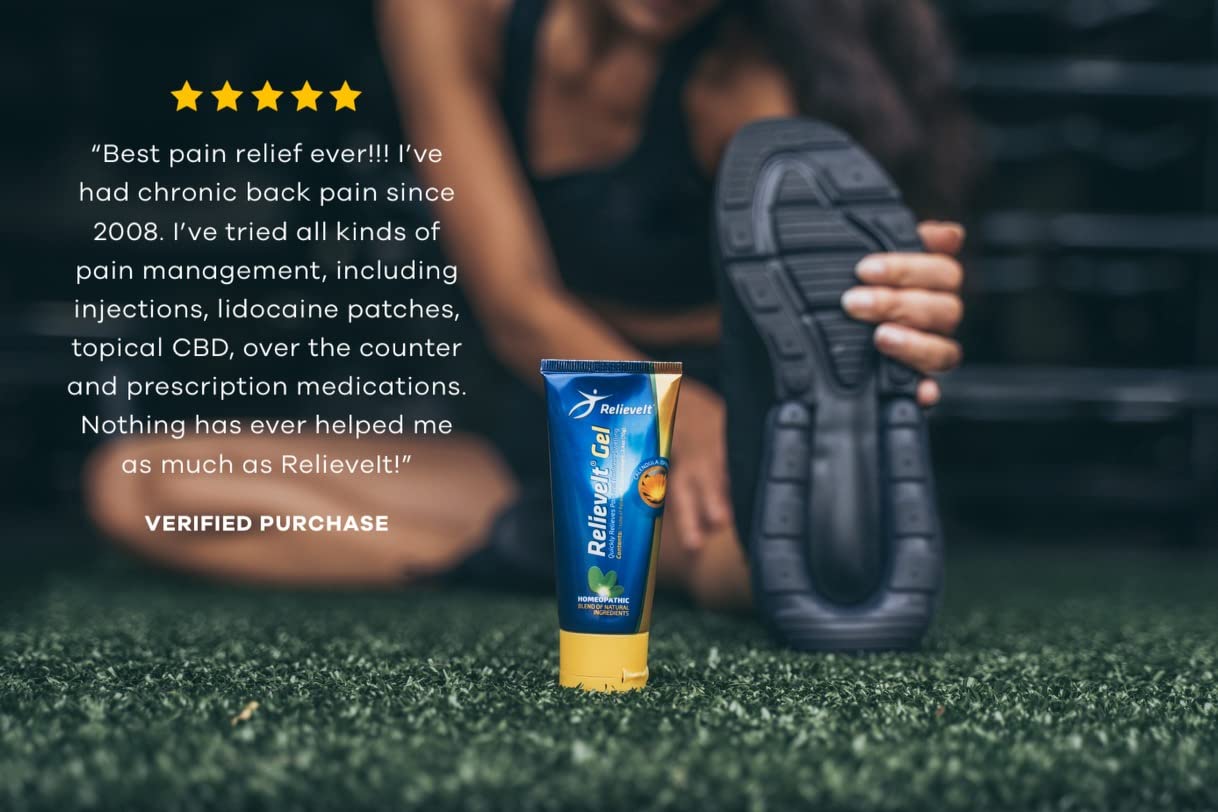 Relieveit Fast-Absorbing Botanical Topical for Everyday Muscle & Joint Comfort - dailyvitalstore