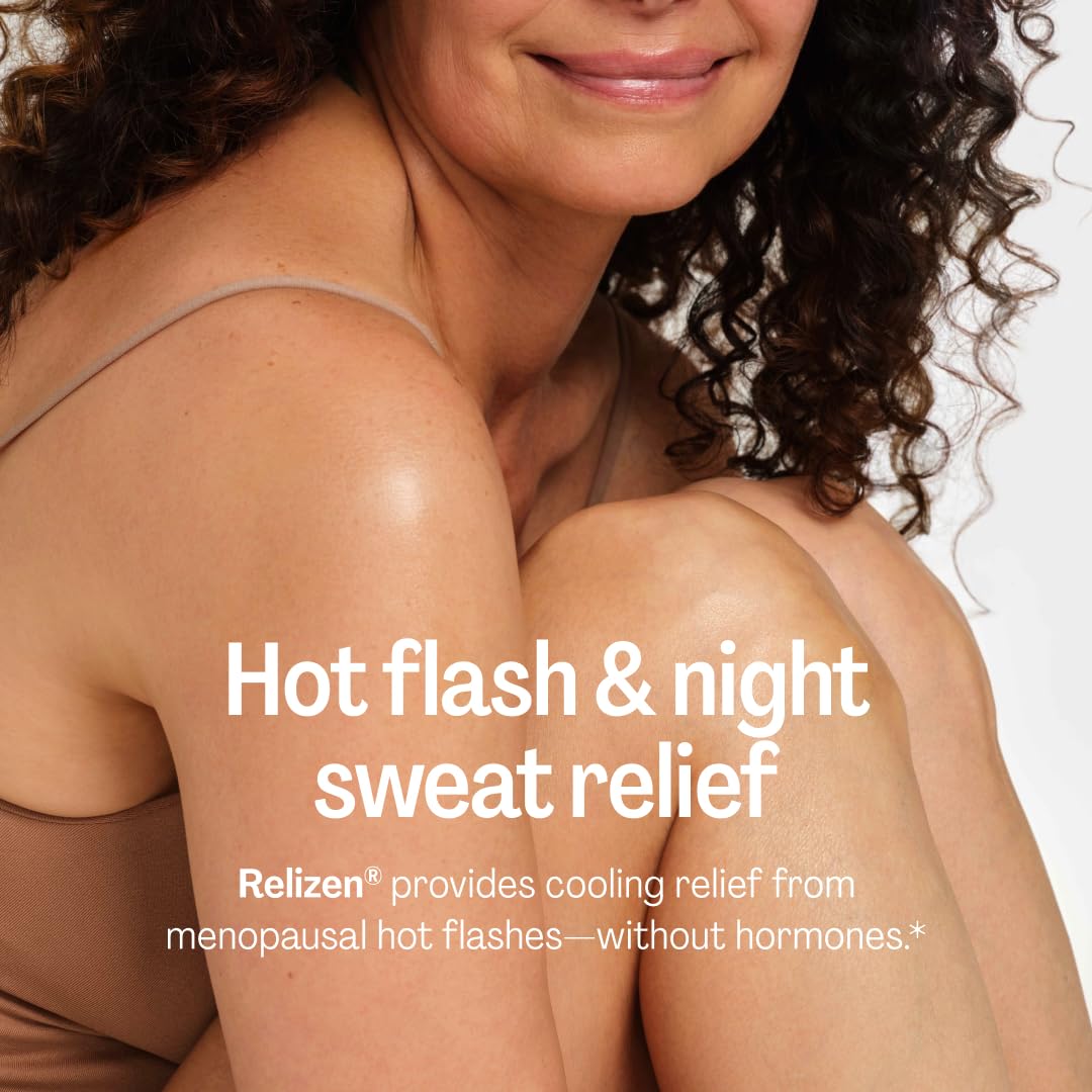 Relizen by Bonafide. Relief from Menopausal Hot Flashes & Night Sweats. — 1-Month Supply (60 Tablets) - dailyvitalstore