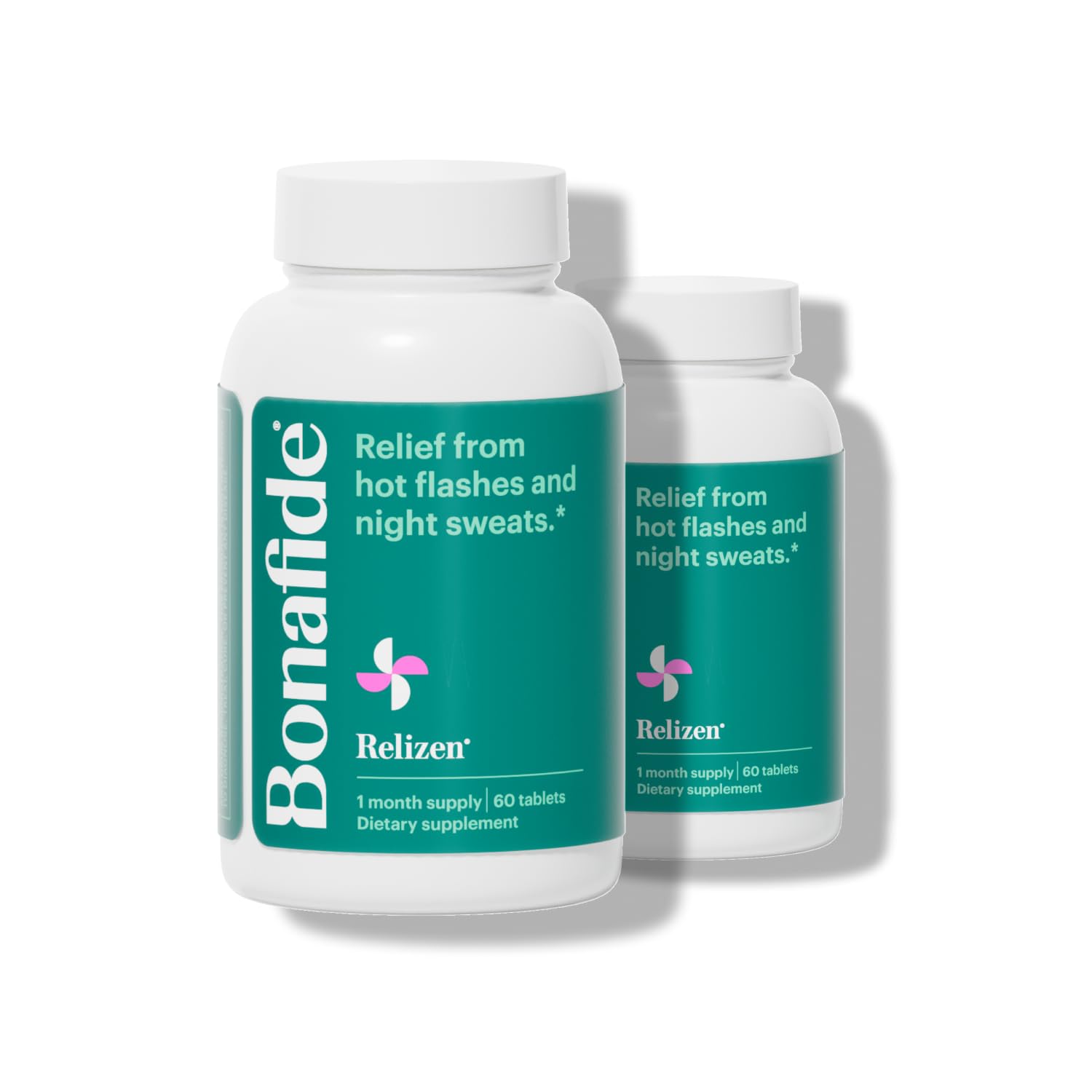 Relizen by Bonafide. Relief from Menopausal Hot Flashes & Night Sweats. — 2-Month Supply (120 Tablets) - dailyvitalstore