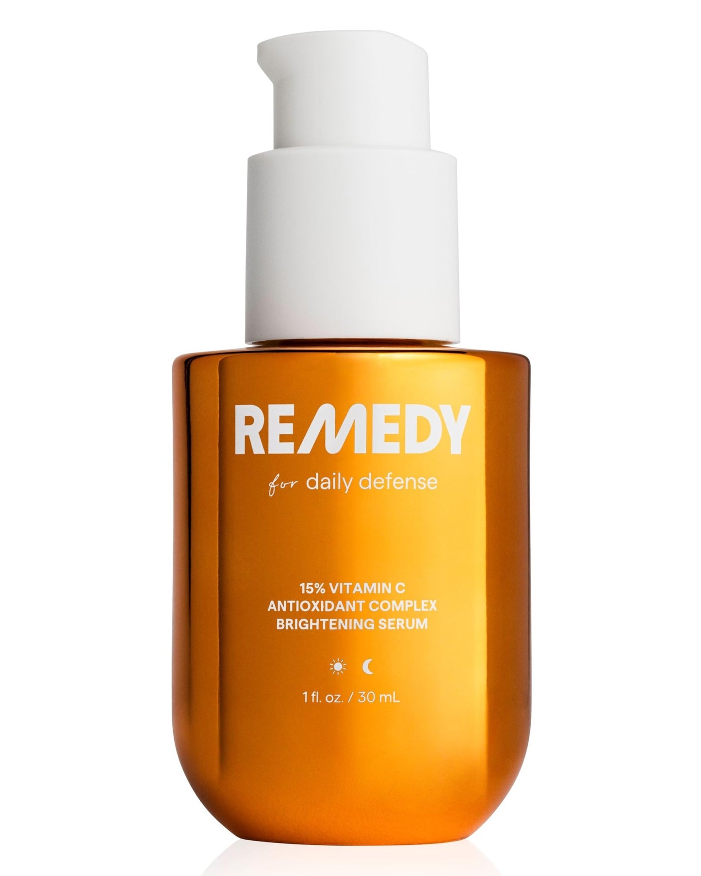 Remedy for Daily Defense | 15% Vitamin C Complex Brightening Serum | Stabilized Vitamin C with Next-Gen Antioxidants, Ferulic Acid, Ectoin - dailyvitalstore