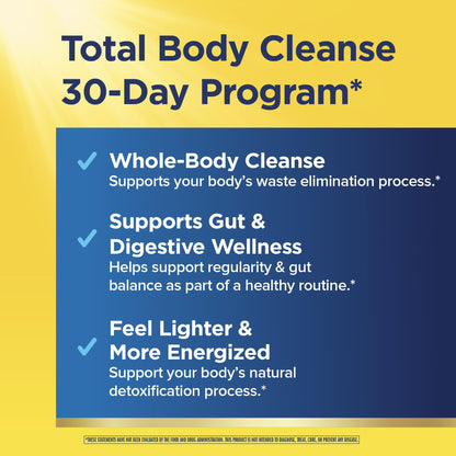 Renew Life Cleanse Smart Advanced Total Body Program, 2-Part Detox Cleanse Promotes Digestive Regularity and Supports Waste Elimination, Herbal Blend - dailyvitalstore