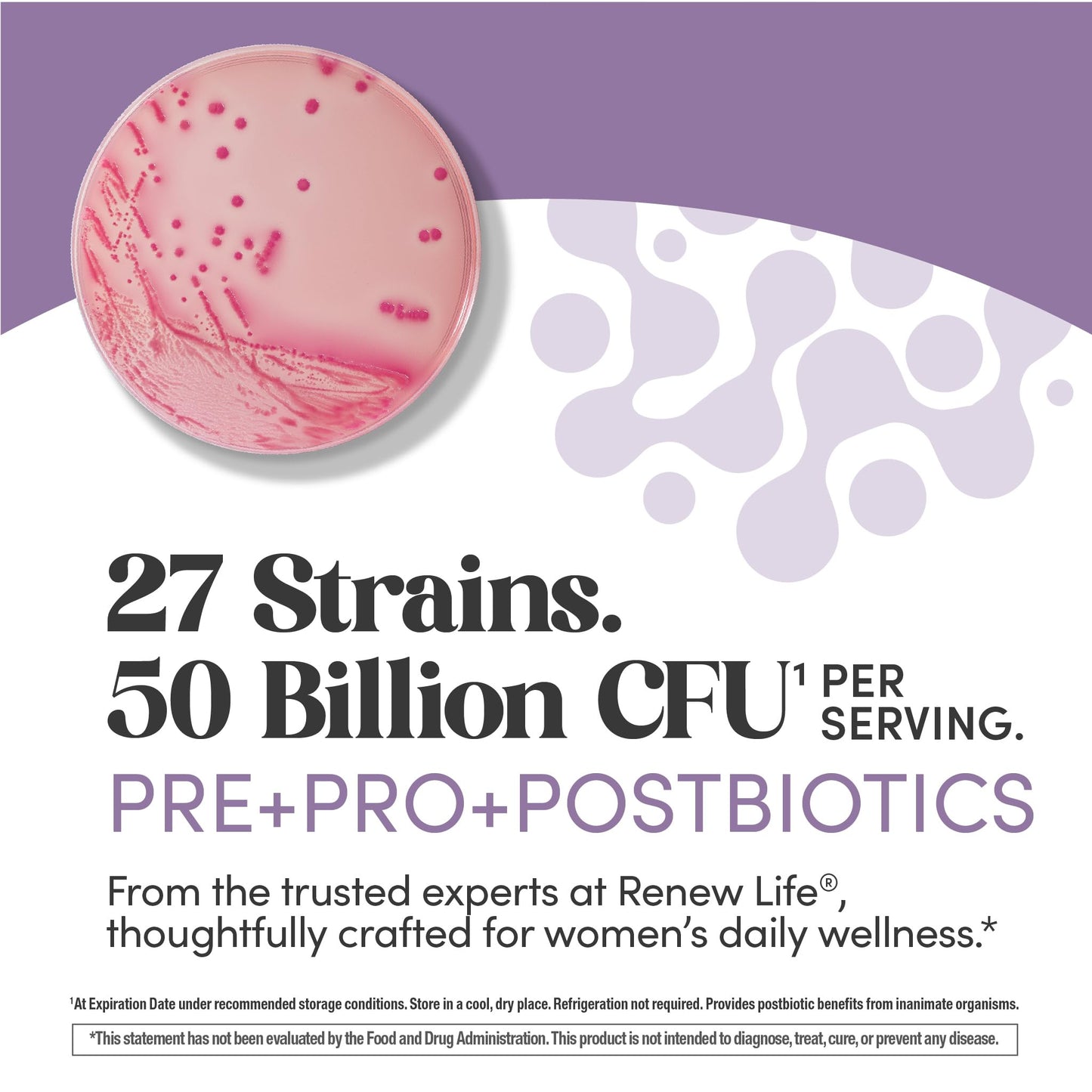 Renew Life Ultimate Flora Probiotics for Women | 50 Billion CFU | 30 Delayed Release Vegan Capsules | Digestive & Vaginal Health | Dairy, Soy and Gluten Free Supplement - dailyvitalstore