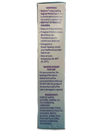 Replens Long-Lasting Vaginal Moisturizer with Reusable Applicator, 1.23 Ounce - dailyvitalstore