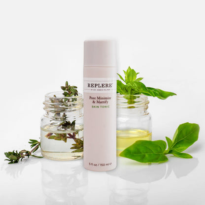 Replere Pore Minimize & Mattify Skin Tonic – Facial Toner for Women with Glycolic, Salicylic & Azelaic Acids, Coffea Arabica & Green Tea – Pore Perfecting Face Toner & Exfoliant (5 fl oz) - dailyvitalstore