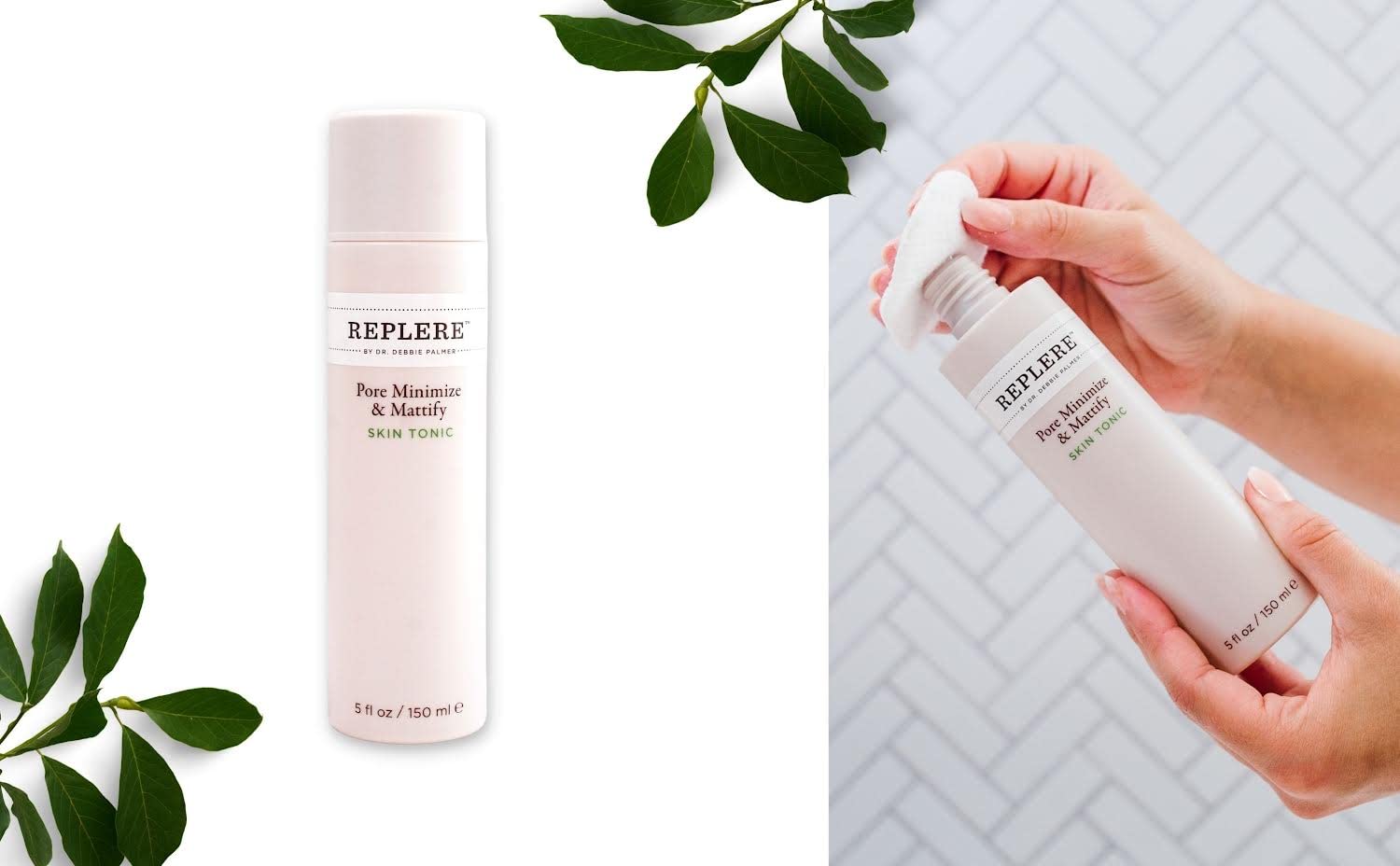 Replere Pore Minimize & Mattify Skin Tonic – Facial Toner for Women with Glycolic, Salicylic & Azelaic Acids, Coffea Arabica & Green Tea – Pore Perfecting Face Toner & Exfoliant (5 fl oz) - dailyvitalstore