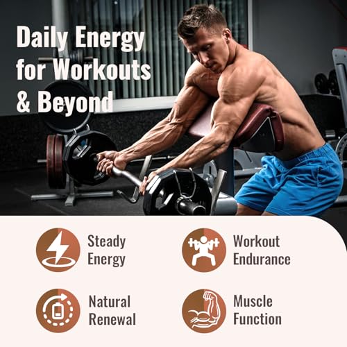 Resciency 2326 MG Mitochondrial Supplements with ATP, Vitamins, CoQ10 & PQQ, More Effective Than Creatine HMB & Nitric Oxide, Energy, Endurance, Strength, Recovery & Muscle, Organic, 120 Capsules - dailyvitalstore