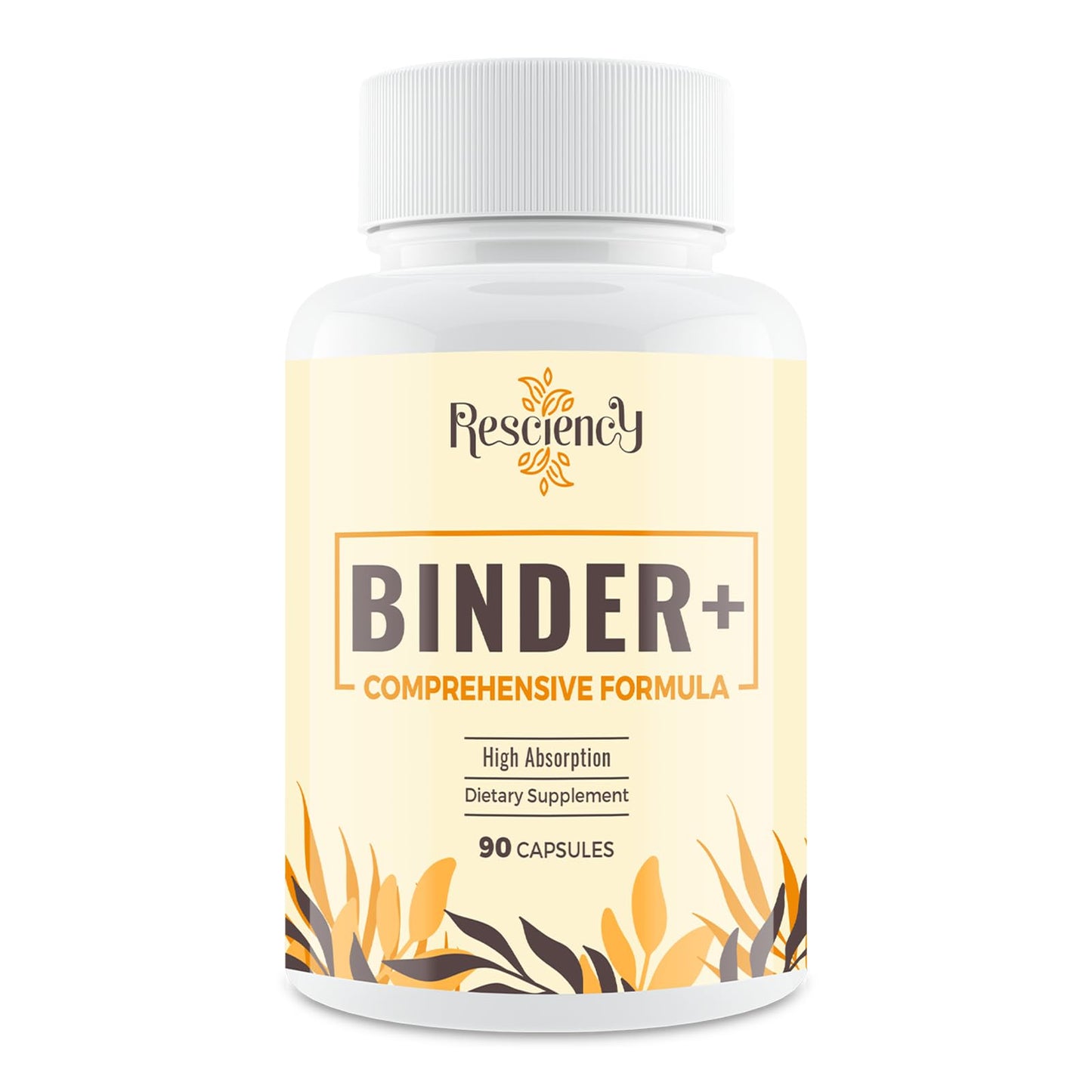 Resciency Detox Binder Supplement – Activated Charcoal, Zeolite, Bentonite Clay, Milk Thistle, Proprietary Blends - Liver & Gut, Max Absorption, 90 Vegan Capsules - dailyvitalstore