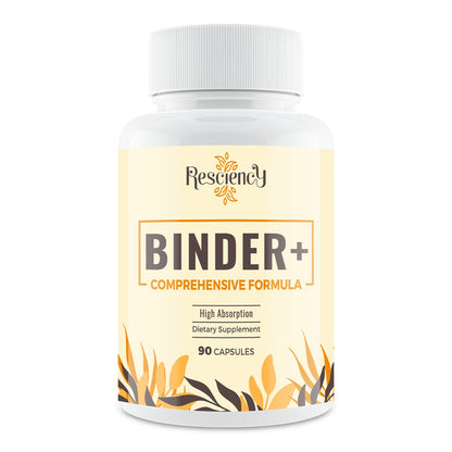 Resciency Detox Binder Supplement – Activated Charcoal, Zeolite, Bentonite Clay, Milk Thistle, Proprietary Blends - Liver & Gut, Max Absorption, 90 Vegan Capsules - dailyvitalstore