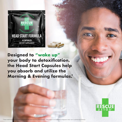 Rescue Detox 5 Day Detox Kit - 72ct Capsules | Comprehensive Full Body Cleanse with Bonus Instant ICE Caps - dailyvitalstore
