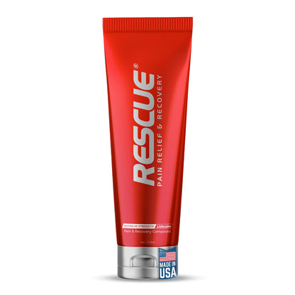 RESCUE PAIN RELIEF & RECOVERY Cream - All-in-One Solution for Back, Neck, Knee, Hand, Foot, and Shoulder Pain - Combines Power of Key Ingredients from Leading Pain Relief CreamProducts - 4 Ounces - dailyvitalstore