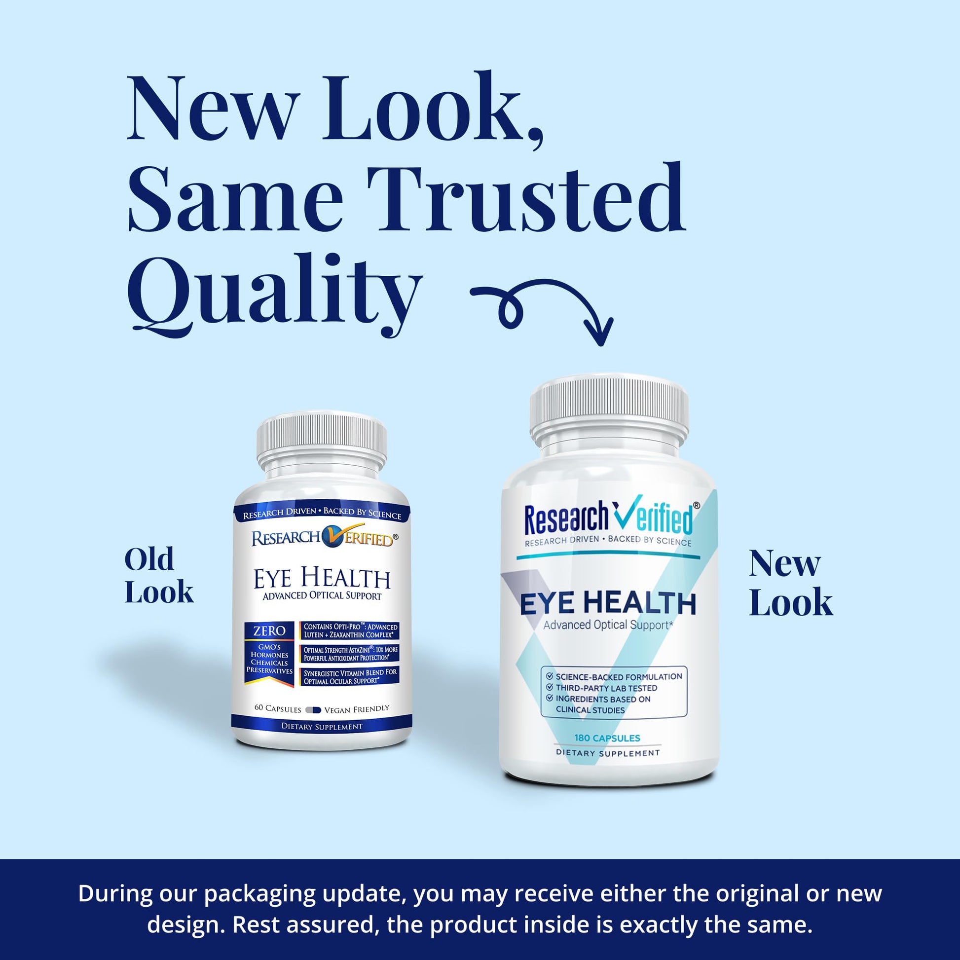 Research Verified Eye Health - Nourish and Protect Eyes and Vision, Support Healthy Retina, Improve Blood Supply to Eyes - Vitamins A, B, C, and E - 360 Capsules - 6 Month Supply - Made in The USA - dailyvitalstore
