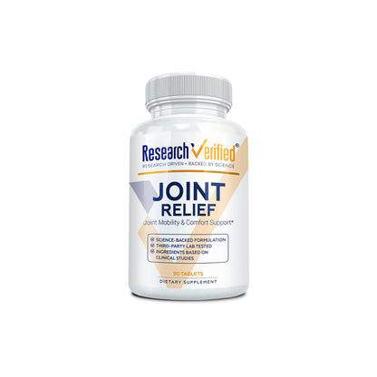 Research Verified Joint Support - Glucosamine, MSM, Turmeric, Boswellia, BioPerine - Vegan - 90 Capsules - 1 Month Supply - dailyvitalstore