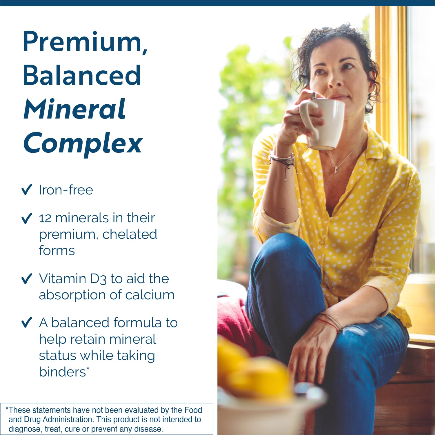Researched Nutritionals Core Minerals - Daily Trace Minerals Supplement - Iron-Free Blend with Vitamin D3, Magnesium Glycinate & Iodine for Thyroid, Bone & Metabolic Support (120 ct) - dailyvitalstore