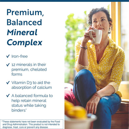 Researched Nutritionals Core Minerals - Daily Trace Minerals Supplement - Iron-Free Blend with Vitamin D3, Magnesium Glycinate & Iodine for Thyroid, Bone & Metabolic Support (120 ct) - dailyvitalstore