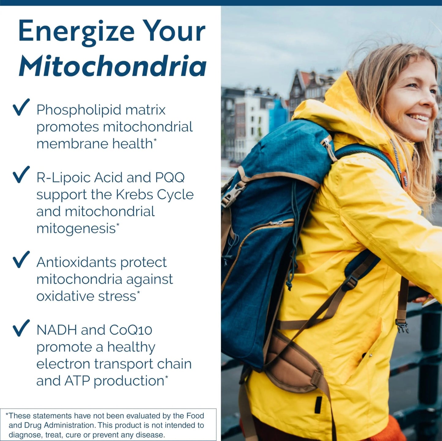 Researched Nutritionals Mens & Womens Vitamins - Optimized Energy Duo - Adrenal Support & Mitochondrial Supplements - dailyvitalstore