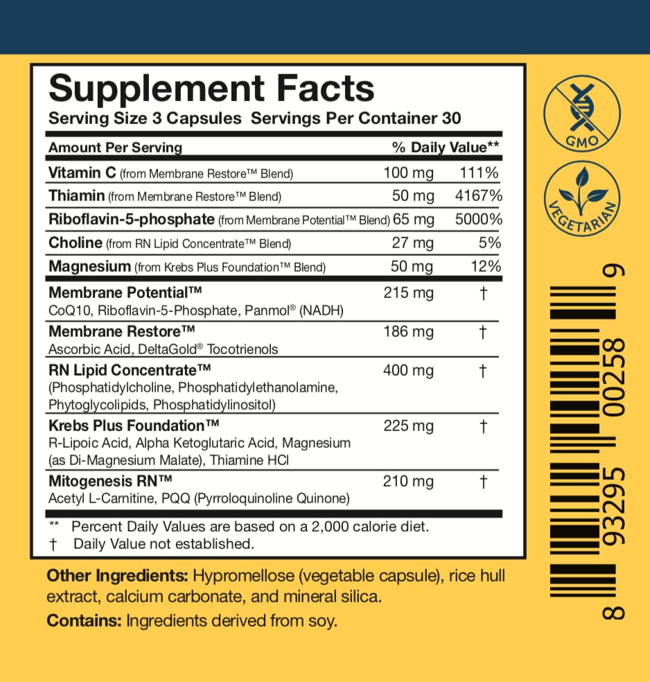Researched Nutritionals Mens & Womens Vitamins - Optimized Energy Duo - Adrenal Support & Mitochondrial Supplements to Promote Optimal Cellular Energy - ATP 360 & Multi-Plex - dailyvitalstore