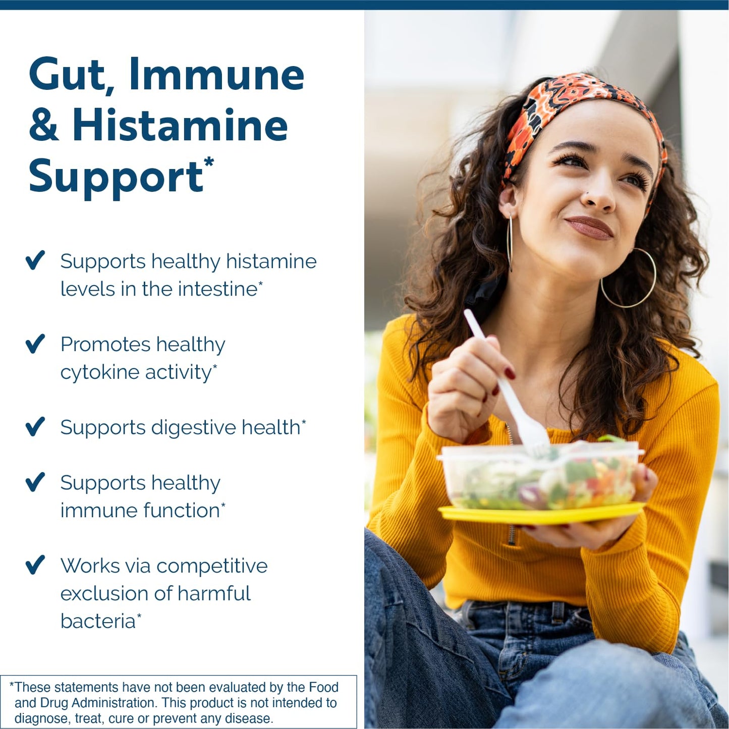 Researched Nutritionals Multi-Biome - Dual-Action Probiotics for Women & Men - Spore + Live Strain Formula with Delayed-Release Capsules for Gut Health, Histamine & Immune Support (30 ct) - dailyvitalstore