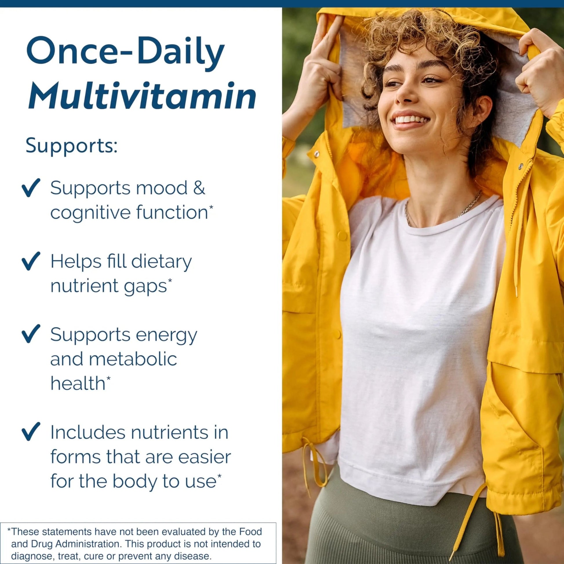 Researched Nutritionals Physician's Daily + D3 Supplement - Daily Multivitamin for Men and Women with Vitamin D3 2000iu - dailyvitalstore
