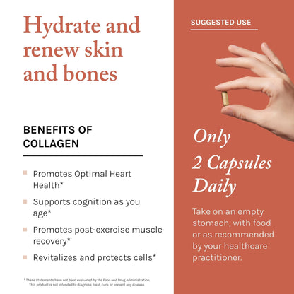 Reserveage Beauty Collagen Booster - Supplement for Skincare & Joint Health - Supports Healthy Collagen Production for Women - 60 Capsules (30 Servings) - dailyvitalstore